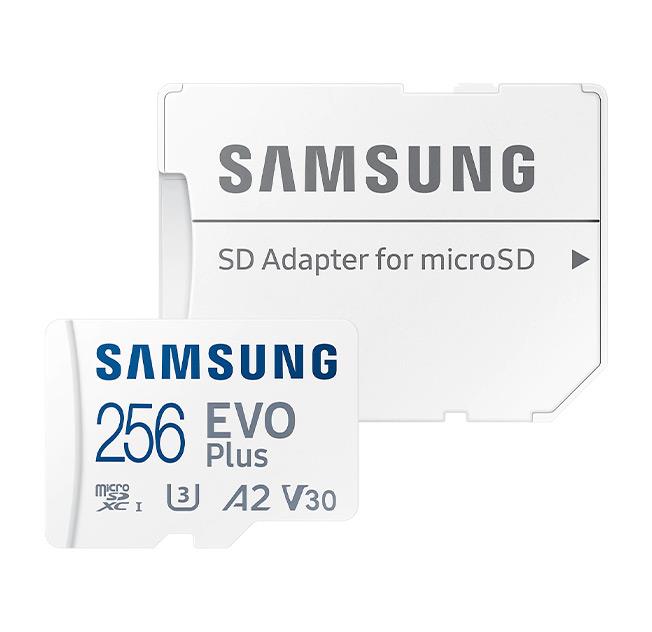 کارت حافظه MicroSDXC سامسونگ مدل Samsung EVO Plus UHS-I U3 A2 V30 ظرفیت 256 گیگابایت